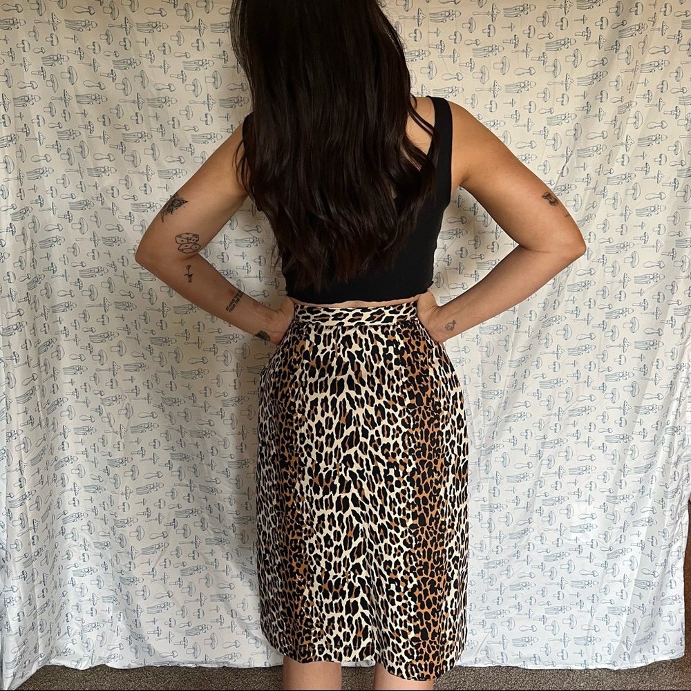 long cheetah print skirt 🐆